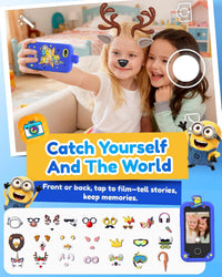 KOKODI Kids Smart Phone Toys - Minions Blue - image 4