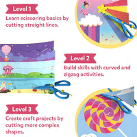 Skillmatics Snip, Scissor Skills, Felt Craft Activity - 4. Unicorns & Princesses - image 4