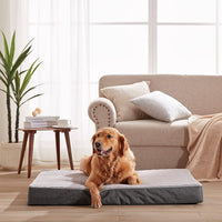 Cooling Dog Beds for Large Dogs, Orthopedic Memory Foam Dog Bed, Large Pet Beds with Washable Cover, Ideal for Arthritic Dogs Up to 65Lbs