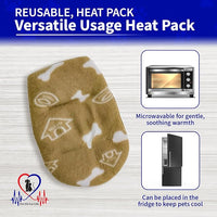 Pet Fit For Life Cuddle Pup Toy with Heartbeat & Heat Pack - USB Rechargeable Cuddly Dog Sleep Aid - Calming Comfort for Anxiety Relief - Safe, Huggable Pet Crate Training Aid - Extra Large