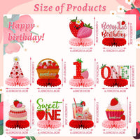 10 Pcs Retirement Party Decorations - Berry First Birthday Style - image 2