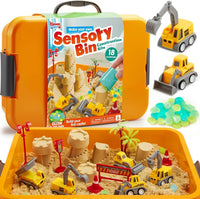 JOVA Klever Kits Construction Sensory Bin for kids Glow - Construction