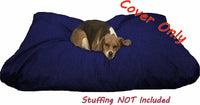 Dogbed4less 40X35X4 Inches Blue Color Durable Denim Jean Dog Pet Bed - 47"X29"X4" - image 4