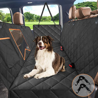 Kytely Dog Car Seat Cover for Back Seat - Black / X-Large