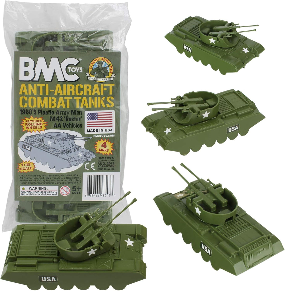 BMC Classic Payton Anti-Aircraft Tanks - Od Green