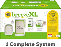 Purina Tidy Cats Non Clumping Litter System, Breeze XL All-in-One Odor Control & Easy Clean Multi Cat Box - 18 lb. Box
