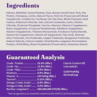 Halo Holistic Indoor Cat Food Dry, Grain Free Wild-caught Salmon & Whitefish Recipe for healthy weight support, Complete Digestive Health, Dry Cat Food Bag, Adult Formula, 6-lb Bag