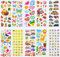 24 Sheets 3D Puffy Stickers for Toddlers Kids Boys Girls – Fun for Kids & Family - Multicolor - image 3