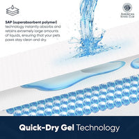 AKC Advanced Puppy Pads with Color-Changing Health+ Indicator and Ultra Absorbent Quick Dry Gel – 28"x30" Leakproof Training Pads for Dogs – Fresh Scented – 50 Count, X-Large