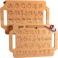 Learn to Write: Wooden Letter Tracing Board