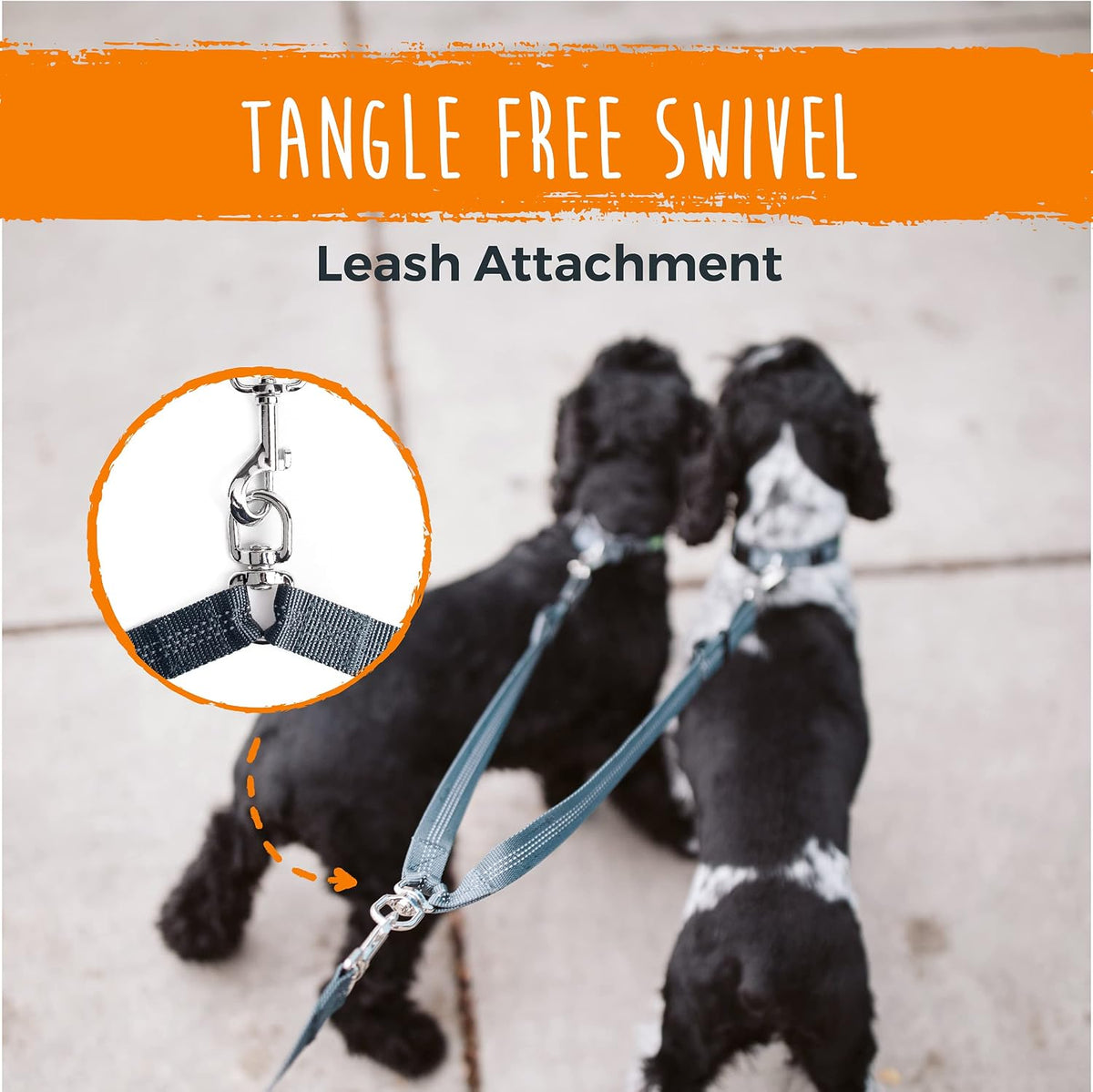 Mighty Paw Double Dog Leash - Double Leash / Lite | Dogs 0-30lbs - image 2