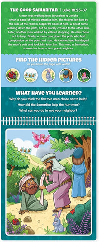 Water Reveal Coloring Scripture Book for Kids. – Fun for Kids & Family - Parables of Jesus - image 3