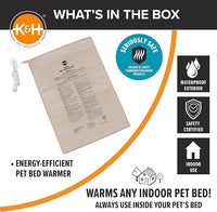 K&H Pet Products Bed Warmer - Automatic Temperature, Safety Listed - Extra-Large 25.5" x 15.75" (Pack of 12)