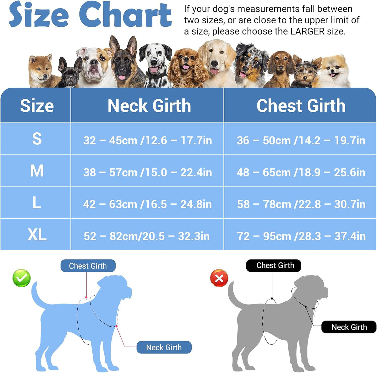 Funfox Dog Harness Medium Sized Dog - Mosaic Blue / Small - image 2