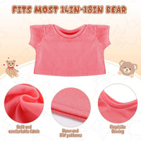 Skylety Bear Shirts Stuffed Animal Clothes for 14-18 Inch - Multicolor - image 2