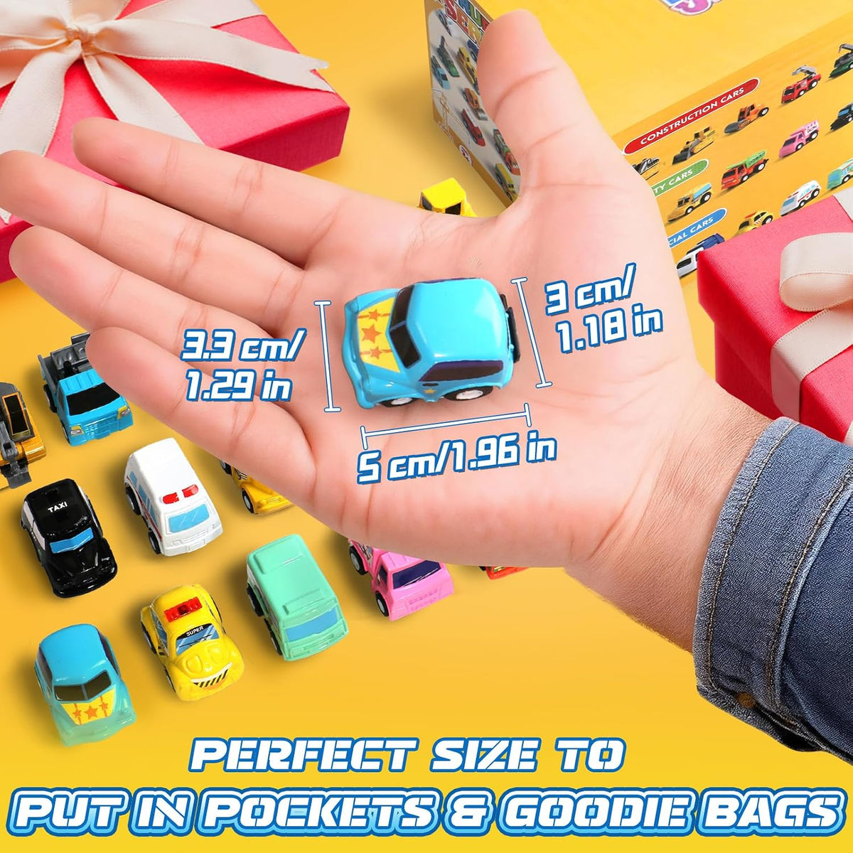 Fajiabao Construction Toy Cars for Toddlers 3+ Mini Pull Back Cars - image 2