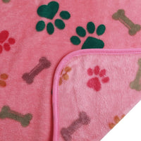 Luciphia 1 Pack 3 Blankets Fluffy Premium Fleece Pet Blanket Flannel - 41x31 inch (Pack of 3) / Bone2 - image 3