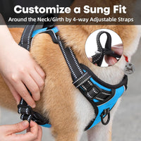 PoyPet No Pull Dog Harness Medium - XS / Blue - image 4