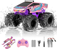 Amphibious Remote Control Car - Light Pink