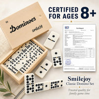 Smilejoy Double Six Dominoes Set for Adults - D9+ Medium - image 3