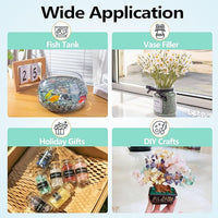 0.88 LB Aquarium Gravel Rocks Green Aventurine Crystal Chips Tumbled Healing Crystal Chips Bulk Gemstones, Mini Crushed Stones Quartz Vase Filler for Crafts|Fish Turtle Tank|Home Decoration