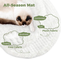 Easyego Modern Cat Tree, 26.3" Aesthetic Wood Cat Tree Tower for Small Cats – Essentials for Cats - White&Green / 45.6'' - image 4