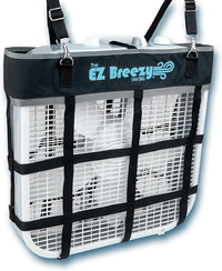 Southwestern Equine EZ Breezy Box Fan Holder, Horse Stall Classic Fan Bag, Stable Supplies, Horse Fan (Black)