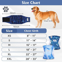 5 Pack Dog Diapers Male, High Absorbing Dog Wraps - Medium / Star - image 3