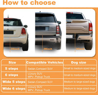 Dog Ramp for Car Truck and SUV Dog Stairs for Large Dogs Folding Pet - Wide 6 Steps - image 4