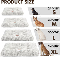 Dog Bed Crate Pad for Small Dogs 24"x18" Coffee – Essentials for Dogs - Large 36"x24" / Coffee - image 4