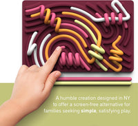 Pushpeel Sensory Activity Board: Silicone Fidget Toy for - Berry / Original Board - image 3