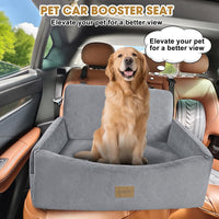 JOEJOY Dog Car Seats for Small Medium Dogs Under 35lbs - Light Grey / Large - image 3