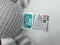 Organic Baby Toys Grey Bunny Rabbit Stuffed Animal 7.1"