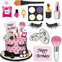 Hooqict 28Pcs Soccer Cake Decorations Set with Mini Balls - Makeup