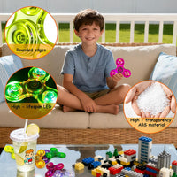 Figrol Fidget Toys 3 Pack - Crystal-white&pink&green - image 3