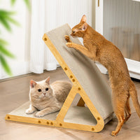 Conlun Vertical Cat Scratcher - Medium for Cat under 16LBS / Light Wood