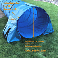 Rise8 Non-constricting Saddlebags for stabilizing Dog Agility Tunnel – Essentials for Dogs - image 3