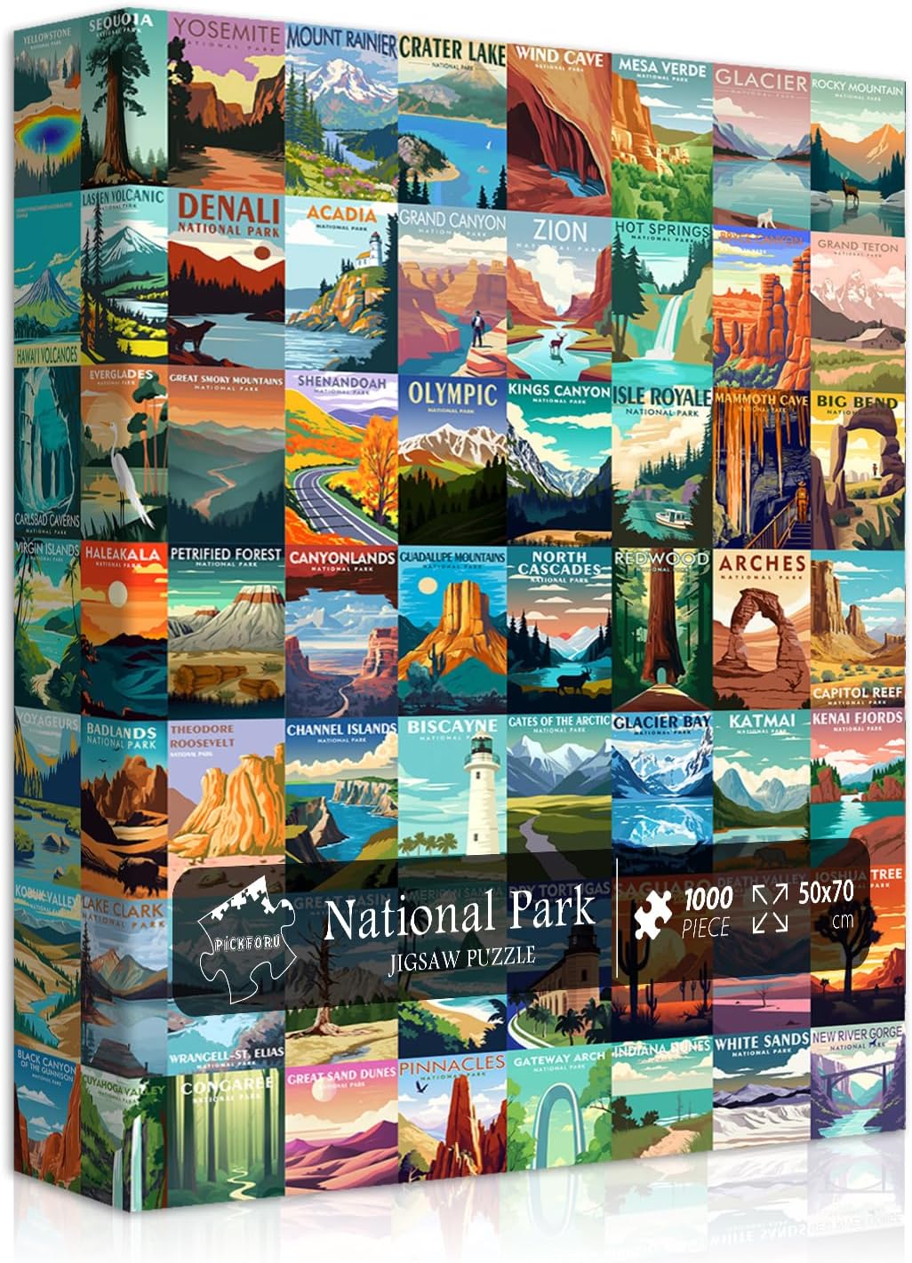 National Parks Puzzle for Adults 1000 Pieces