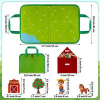 WATINC Travel Felt Board Story Set - Farm Animals - image 2
