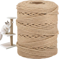 Natural Sisal Rope for Cat Scratcher - 1/4 Inch x 328 Feet