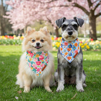 ADOGGYGO Pink Halloween Dog Bandanas Girl - Small / Floral - image 3