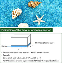 BXI 2.2 Lbs Small Aquarium Substrate Gravel Sand - Blue Glass Sand / 2.2 lbs, 0.04''-0.12''(Mini) - image 4