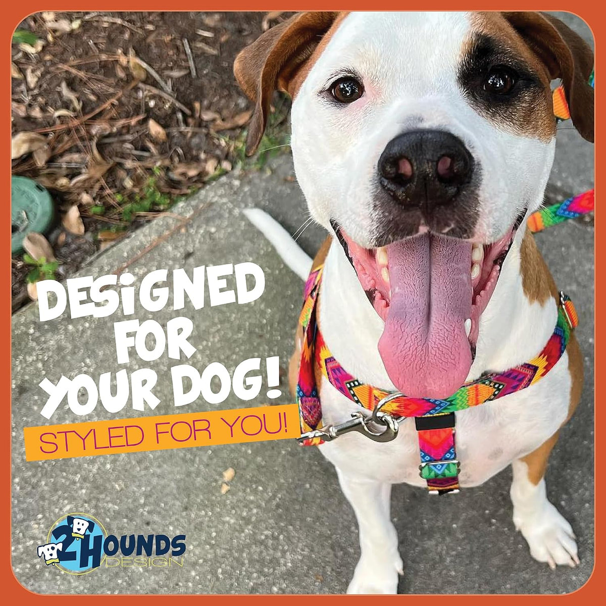 2 Hounds Design Freedom No Pull Dog Harness - Tan / LG (Chest 28" - 32") - image 3