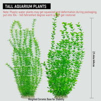25.98 Inch Tall Aquarium Plants - Green (Style A) - image 3