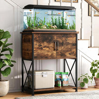 5-10 Gallon Fish Tank Stand - Rustic Brown / 20-29 Gallon - image 2