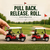 Liberty Imports mini golf cart toys, 12 pack of 4 inch diecast pullback carts in four colors - view 2
