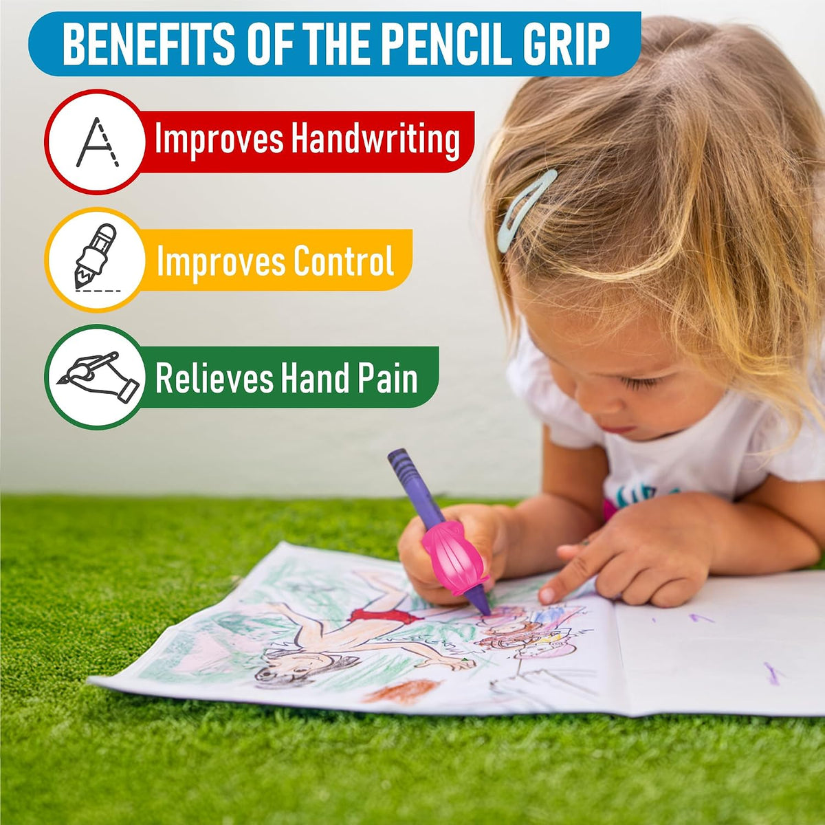 The Pencil Grip Pencil Grips, The Crossover Grip - Mettalic - image 3