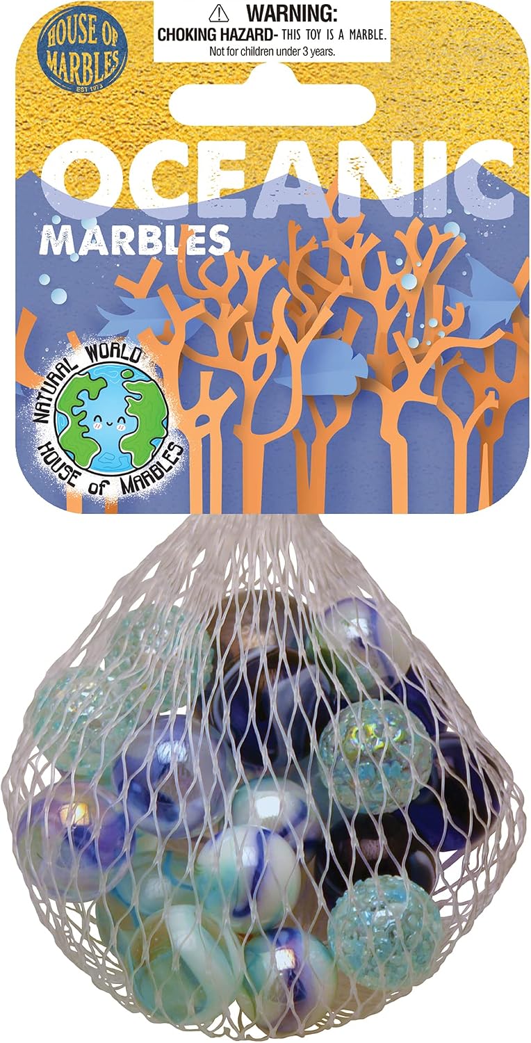 House of Marbles Solar System Net Bag of Marbles - Oceanic - image 3