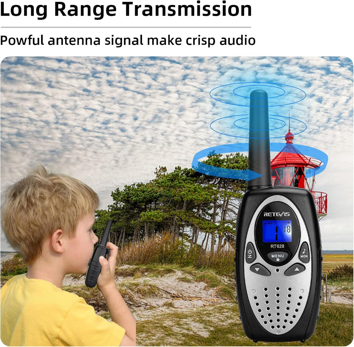 Retevis RT628 Walkie Talkies for Kids - Silvery / 2 - image 3
