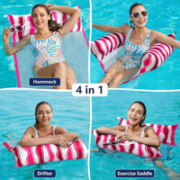 Jasonwell Inflatable Pool Hammock Float - Rose / Large / 1 - image 3